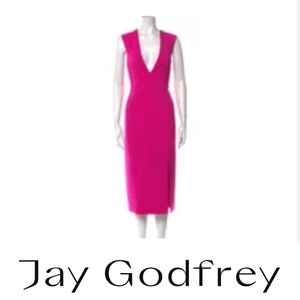 NWT! Jay Godfrey hot pink midi dress! 👗👗